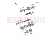 KAWASAKI 1987 Transmission