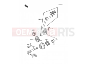 KAWASAKI 1987 Kickstarter Mechanism