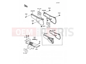 KAWASAKI 1987 Side Covers/Chain Cover(1/2)(KL250-D6)
