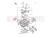 KAWASAKI 1988 Cylinder Head