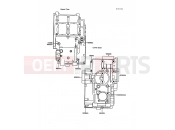 KAWASAKI 1988 Crankcase Bolt Pattern