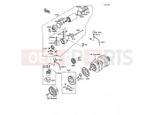 KAWASAKI 1988 Starter Motor
