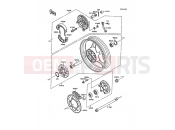 KAWASAKI 1988 Rear Hub