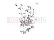 KAWASAKI 1988 Cylinder Head