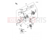KAWASAKI 1988 Starter Motor