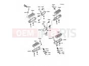 KAWASAKI 1988 Footrests