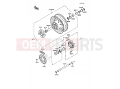 KAWASAKI 1988 Rear Hub