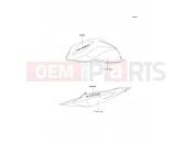 KAWASAKI 2006 Decals(Titanium)