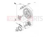 KAWASAKI 1988 Rear Hub