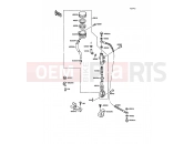 KAWASAKI 1989 Rear Master Cylinder