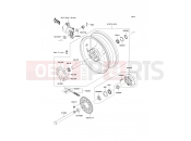 KAWASAKI 2008 Rear Hub