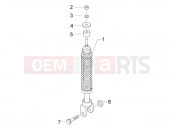 PIAGGIO Fly 50 2T Rear suspension - Shock absorber/s