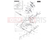 MV Agusta Brutale 800 RR Swingarm Assembly