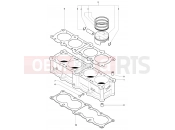 MV Agusta Brutale 1090 RR 2010/2011 Cylinder & Piston Assembly