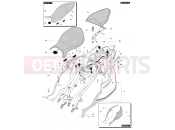 MV AGUSTA Brutale 1090 R 2012 Rear Fairing Assembly