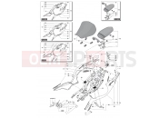 MV AGUSTA F3 800 AGO Rear Fairing Assembly