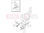 MV Agusta 1999-2001 F4 750S 1+1 Footrest Assembly Left