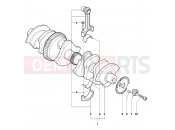 MV Agusta 1999-2001 F4 750S 1+1 Crankshaft Assembly