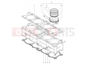 MV Agusta 1999-2001 F4 750S 1+1 Cylinder & Piston Assembly