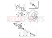 MV Agusta 2002 F4 750 SENNA Rear Wheel Assembly