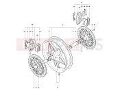 MV Agusta 2002 F4 750 SENNA Front Wheel Assembly