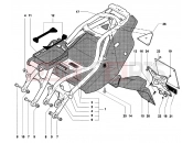 MV Agusta 2002-2003 F4 750S 1+1 Rear Frame (single seat)