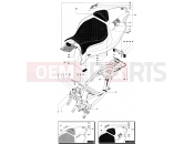 MV Agusta 2002-2003 F4 750S 1+1 Rear Fairing (single seat)
