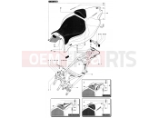 MV Agusta 2004-2006 F4 1000S Rear Fairing (single seat)