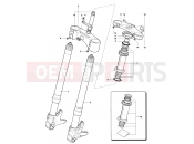 MV Agusta 2006 F4 Veltro Pista Front Suspension Assembly