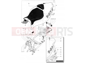 MV Agusta 2006 F4 Veltro Pista Rear Fairing (single seat)