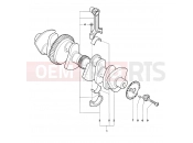 MV Agusta 2006 F4 Veltro Pista Crankshaft Assembly