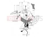 MV Agusta 2006-2007 F4 1000R 1+1 Fueltank Assembly