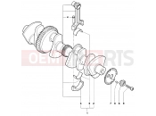 MV Agusta 2006-2007 F4 1000R 1+1 Crankshaft Assembly