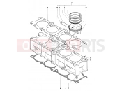 MV Agusta 2006-2007 F4 1000R 1+1 Cylinder & Piston Assembly