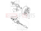 MV Agusta 2007 F4 Claudio Castiglioni Rear Wheel Assembly