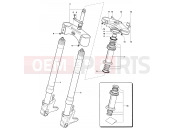 MV Agusta 2007-2008 F4 312R 1000 1+1 Front Suspension Assembly