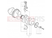 MV Agusta 2007-2008 F4 312R 1000 1+1 Crankshaft Assembly