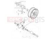 MV Agusta 2012 F4 R Rear Wheel Assembly