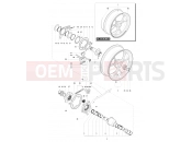 MV Agusta 2013-2015 F4 R Rear Wheel Assembly