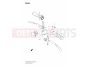 SUZUKI GSX650F K8 (2008) (E03, E28, E33) HANDLE LEVER
