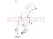 SUZUKI GSX650F K8 (2008) (E03, E28, E33) COWLING BODY (MODEL K8/K9)