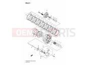 SUZUKI GSX650F K8 (2008) (E03, E28, E33) CLUTCH (MODEL K8)
