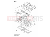 SUZUKI GSX650F K8 (2008) (E03, E28, E33) CYLINDER HEAD
