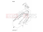 SUZUKI GSX650F K8 (2008) (E03, E28, E33) SEAT TAIL COVER (MODEL K8:CWH,EGR)