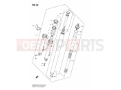 SUZUKI GSX650F K8 (2008) (E03, E28, E33) FRONT FORK DAMPER