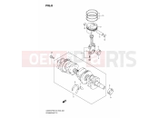 SUZUKI GSX650F K8 (2008) (E03, E28, E33) CRANKSHAFT