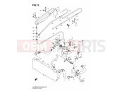 SUZUKI GSX650F K8 (2008) (E03, E28, E33) RADIATOR HOSE