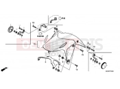 HONDA CBR500R ABS 2016 FRONT FENDER