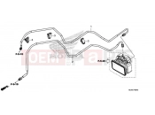 HONDA CBR500R ABS 2016 BRAKE PIPE