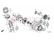 HONDA CBR500R ABS 2016 Crankshaft / PISTON